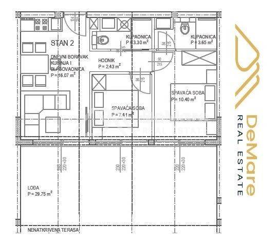 Luksuzni apartman, Prodaja, Nin, Zaton