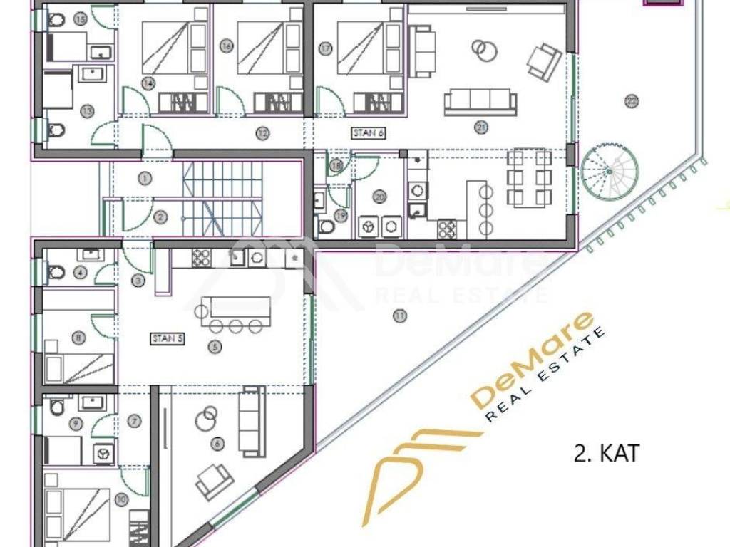 Apartman na moru, Prodaja, Sukosan, Sukosan