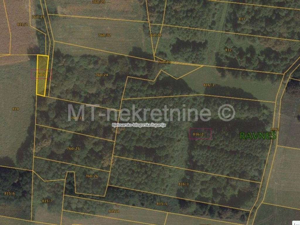 Poljoprivredno zemljiste, Prodaja, Sandrovac, Ravnes