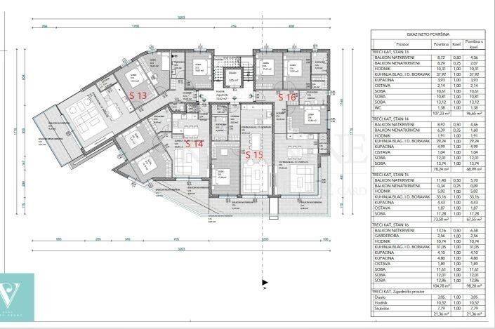 Stan u novogradnji, Prodaja, Rijeka, Zapad