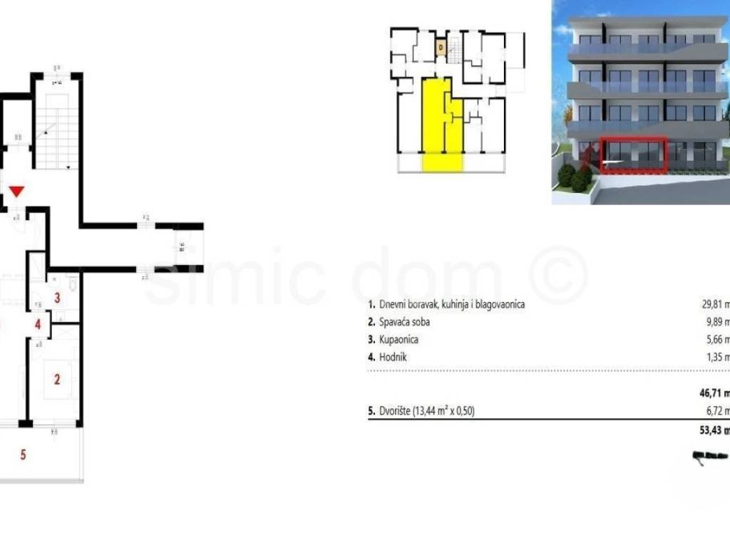 Stan u novogradnji, Prodaja, Podgora, Živogošće