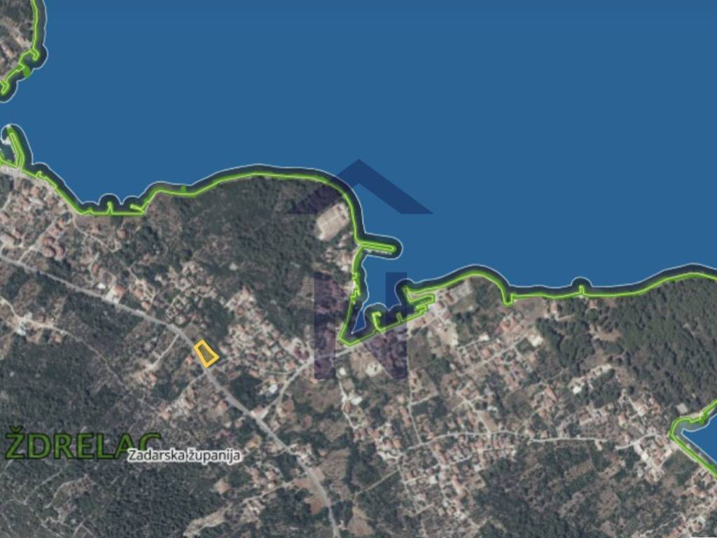 Građevinsko zemljište, Prodaja, Pašman, Ždrelac