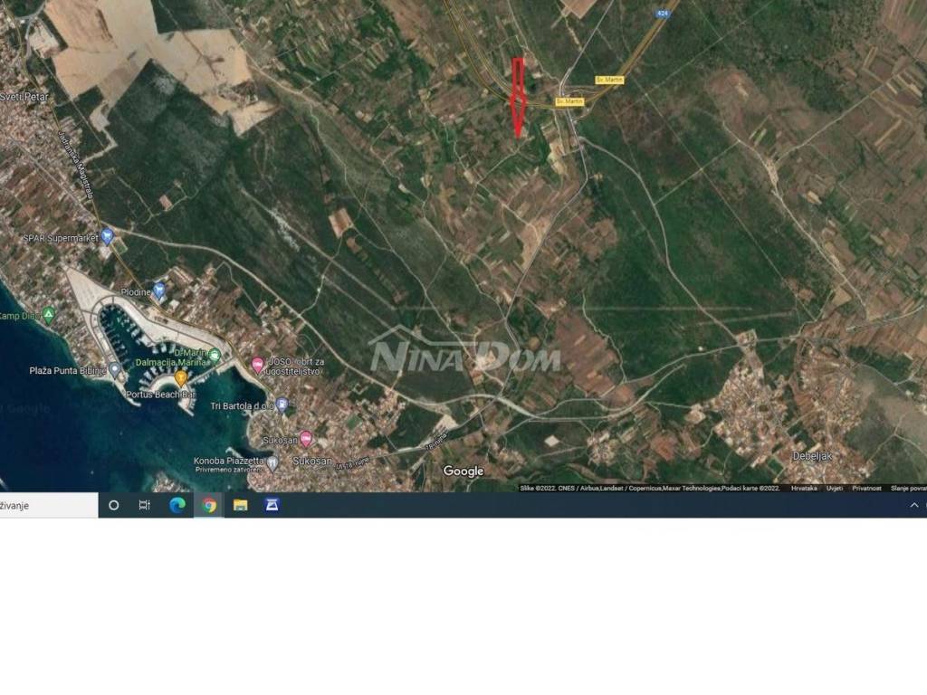 Poljoprivredno zemljište, Prodaja, Sukošan, Debeljak