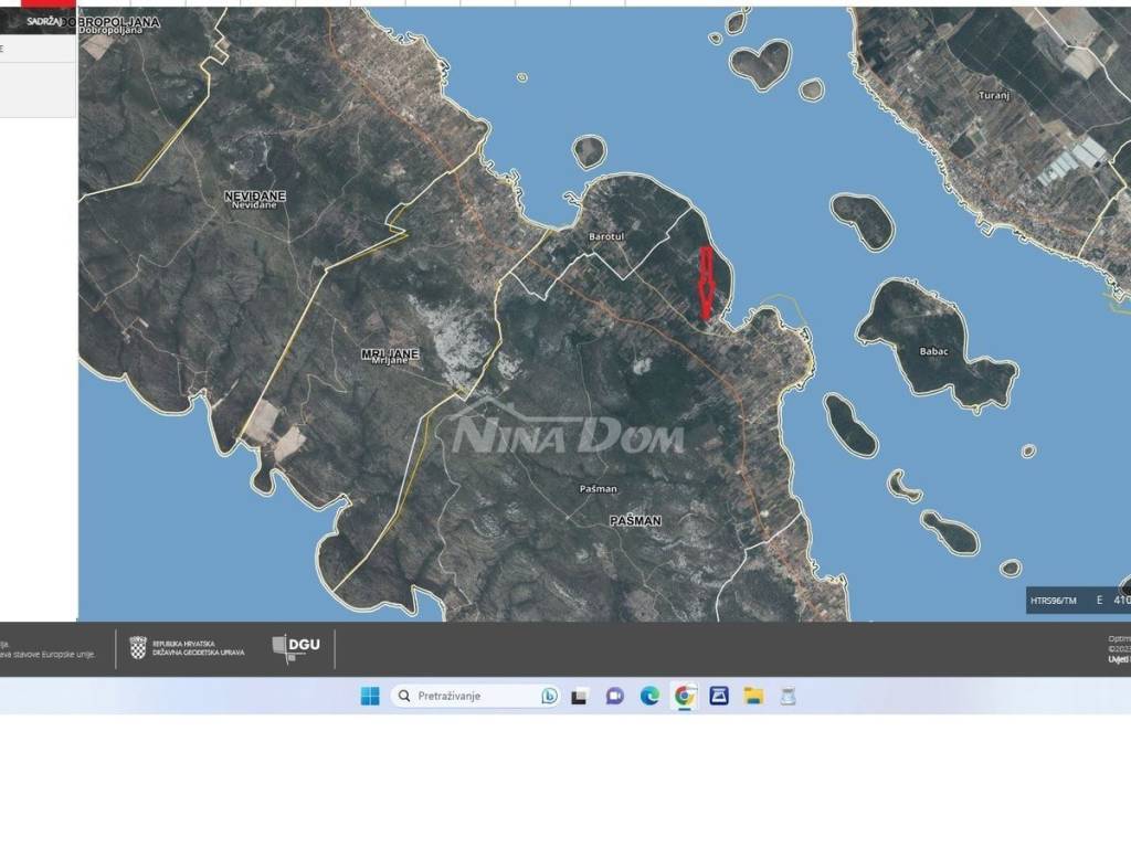 Građevinsko zemljište, Prodaja, Pašman, Pašman