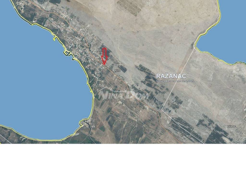 Građevinsko zemljište, Prodaja, Ražanac, Rtina