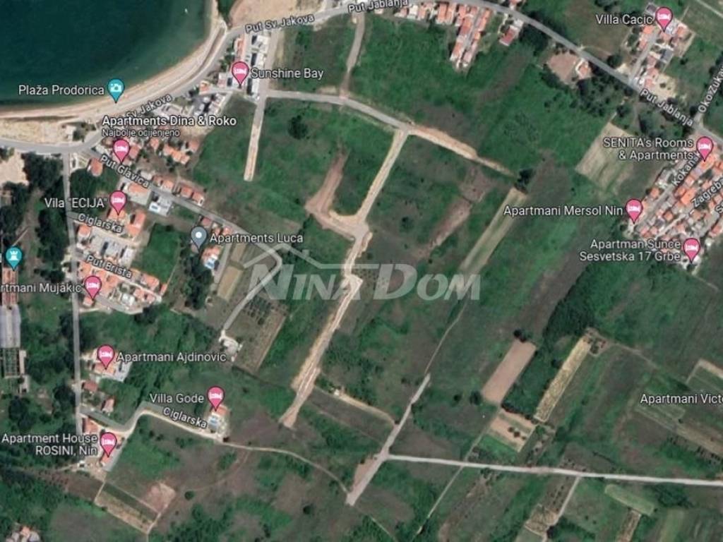 Građevinsko zemljište, Prodaja, Nin, Nin