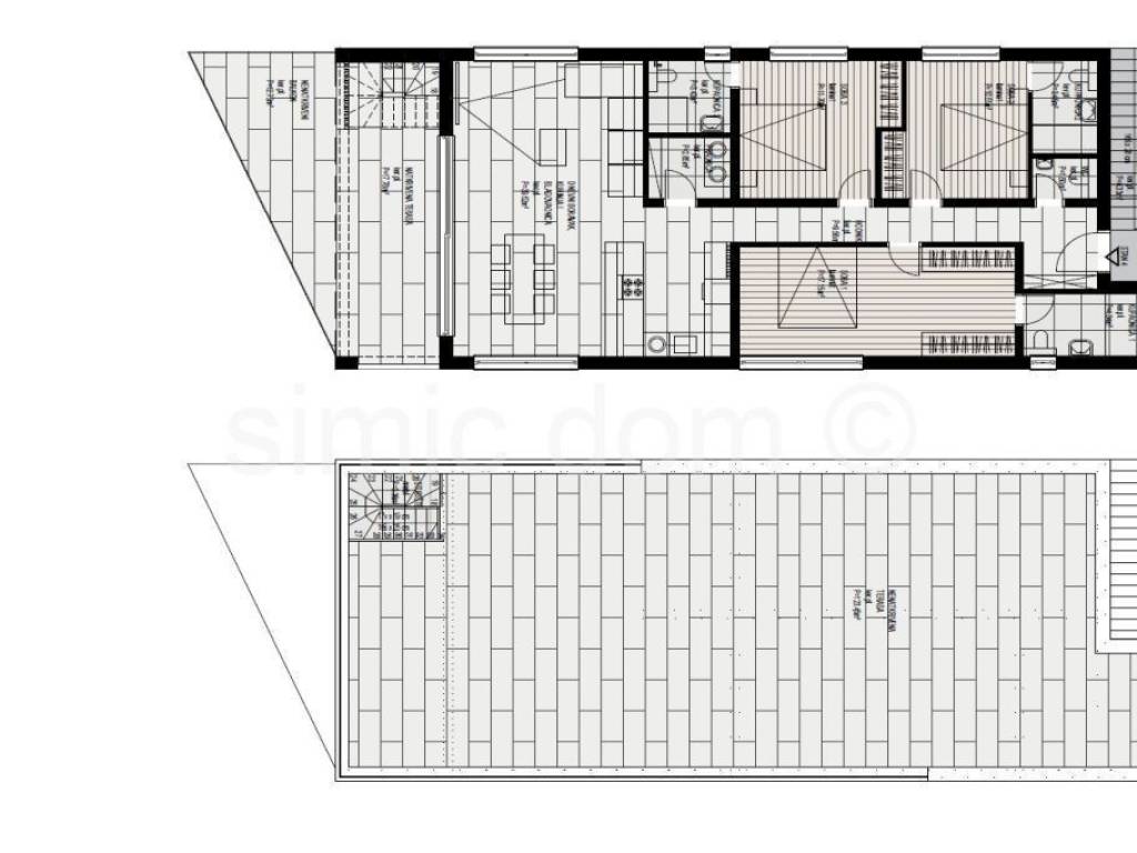 Apartman na moru, Prodaja, Okrug, Okrug Gornji