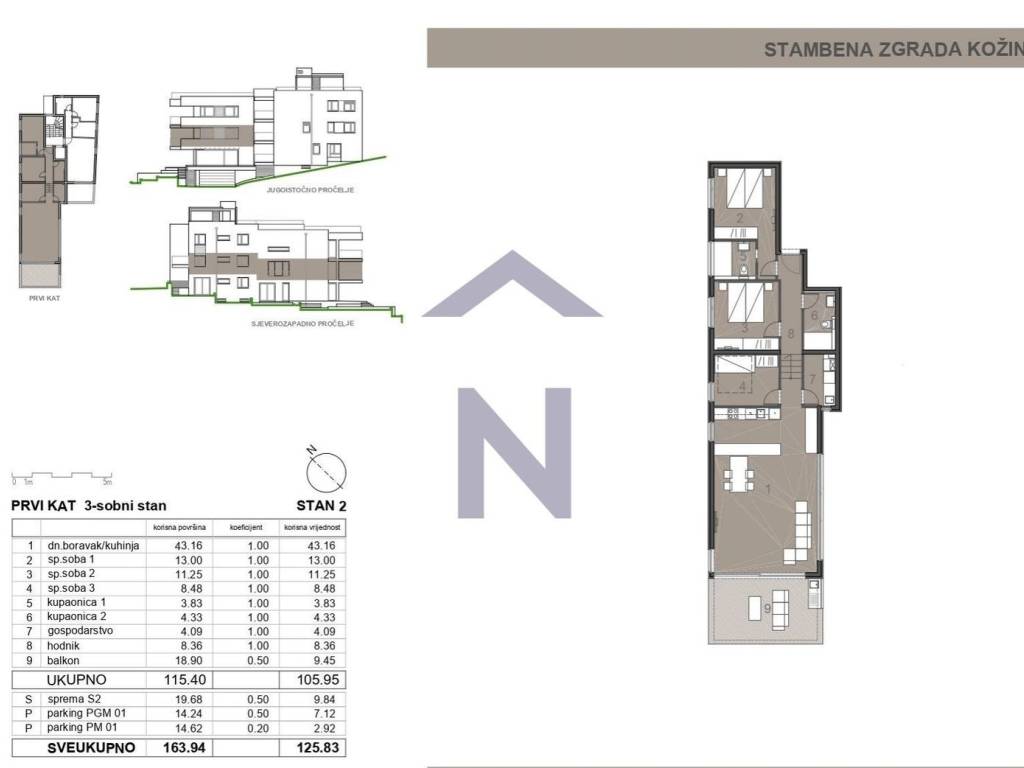 Stan u novogradnji, Prodaja, Zadar - Okolica, Kožino