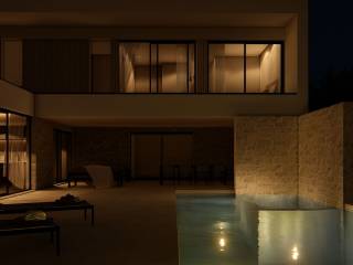 warm white outdoor & pool lights