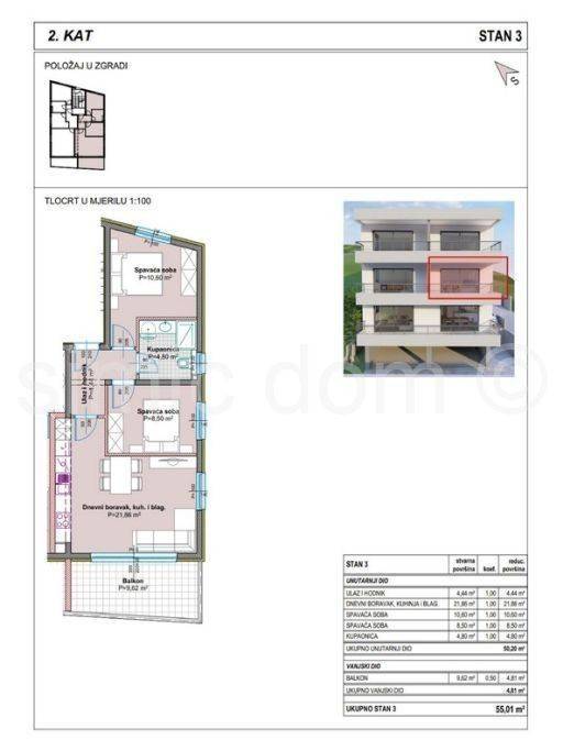Stan u novogradnji, Prodaja, Tučepi, Tučepi