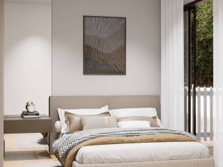 Cozy bedroom with outdoor combination.