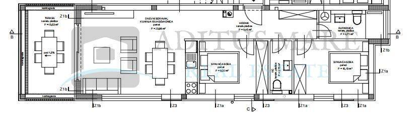 Stan u novogradnji, Prodaja, Šibenik - Okolica, Brodarica
