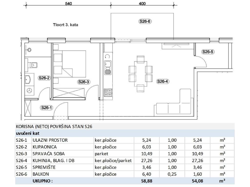 Stan u novogradnji, Prodaja, Zagreb, Novi Zagreb - zapad