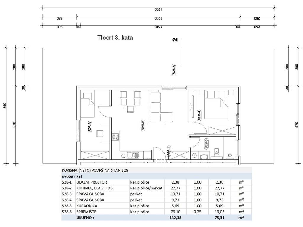 Stan u novogradnji, Prodaja, Zagreb, Novi Zagreb - zapad