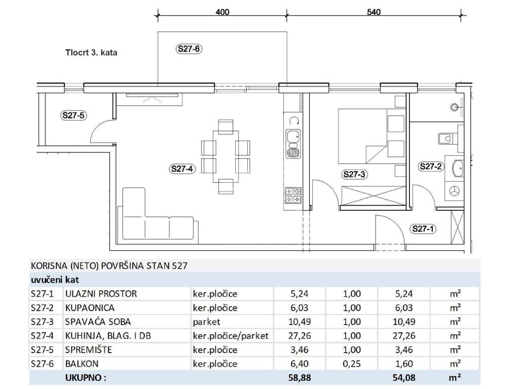 Stan u novogradnji, Prodaja, Zagreb, Novi Zagreb - zapad