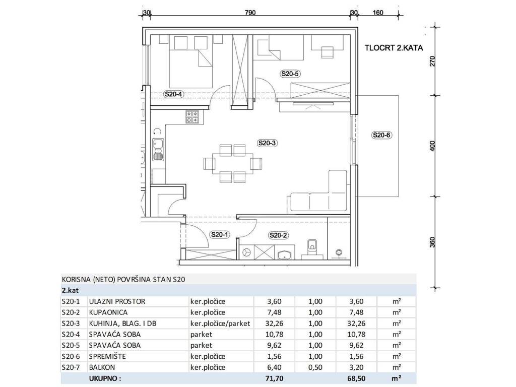 Stan u novogradnji, Prodaja, Zagreb, Novi Zagreb - zapad
