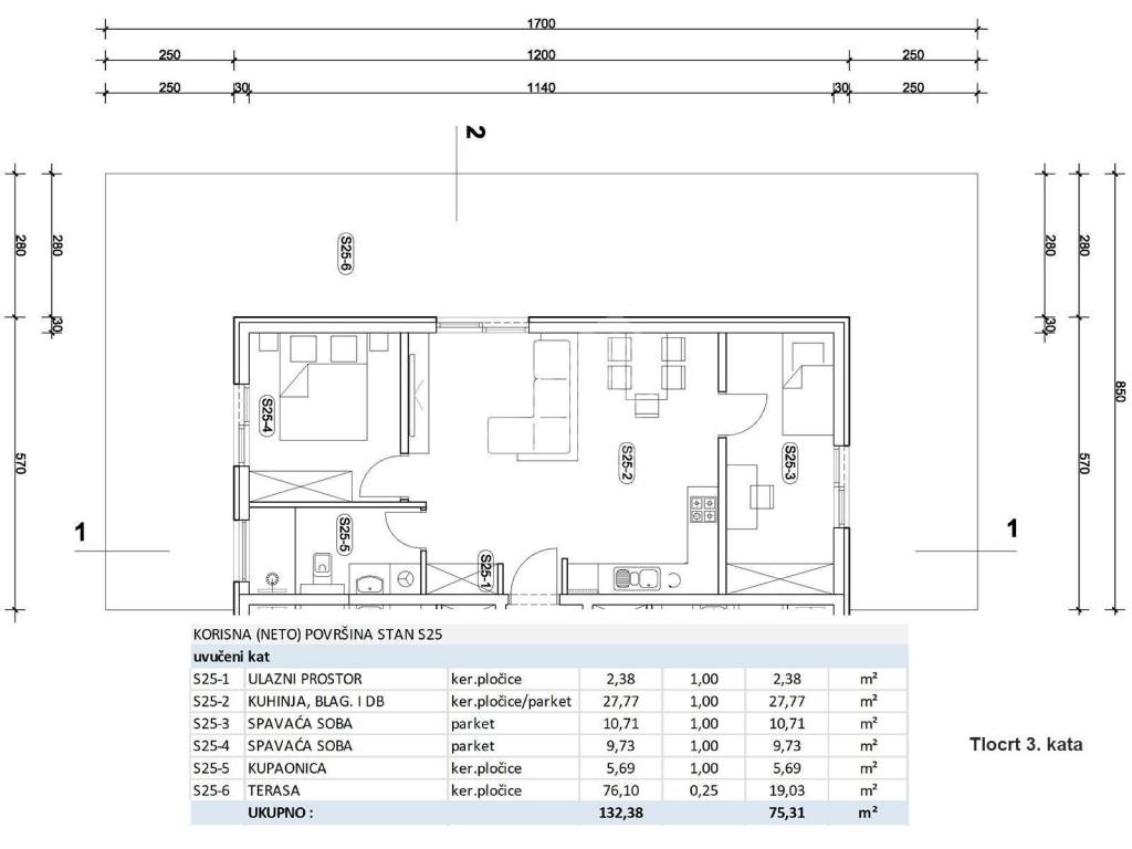 Stan u novogradnji, Prodaja, Zagreb, Novi Zagreb - zapad