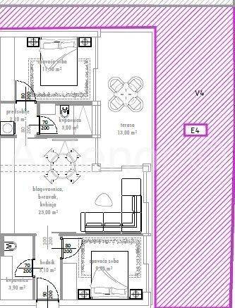 Luksuzni apartman, Prodaja, Nin, Zaton