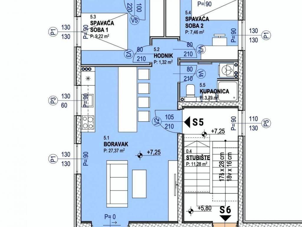 Flat in a new building, Sale, Povljana, Povljana