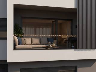 Cozy balcony with a great indoor & outdoor living