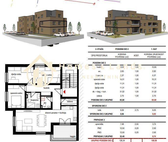 Stan u novogradnji, Prodaja, Zagreb, Sesvete