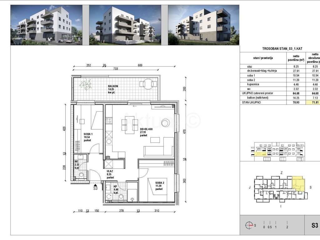 Stan u novogradnji, Prodaja, Zagreb, Stenjevec