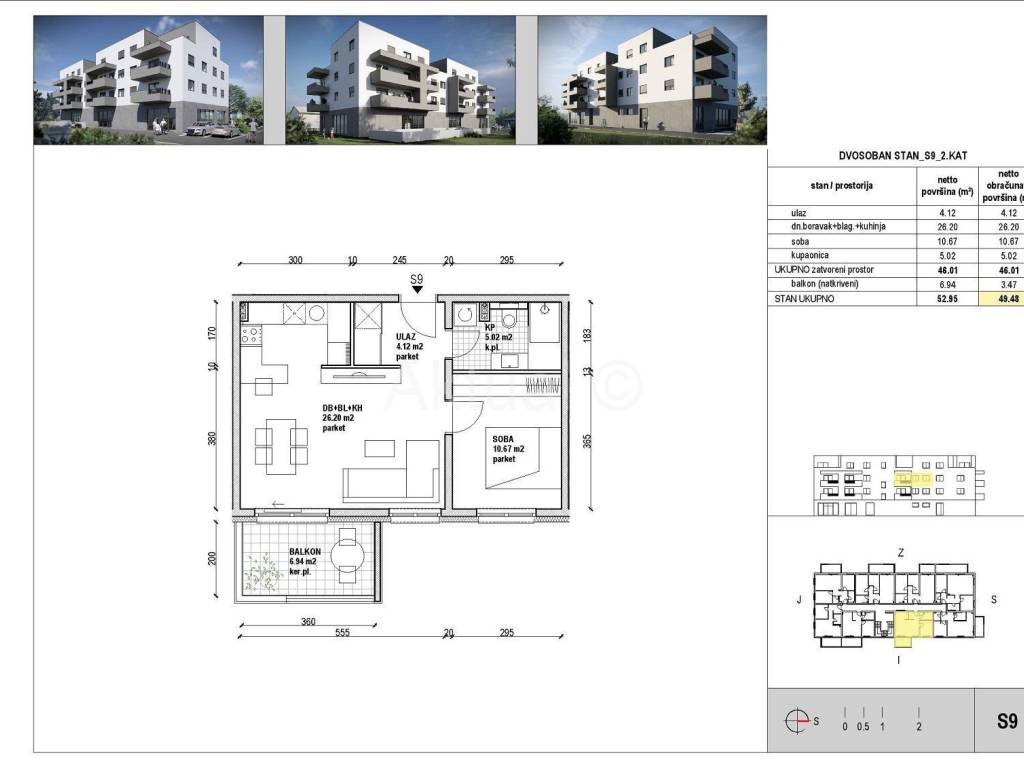 Stan u novogradnji, Prodaja, Zagreb, Stenjevec