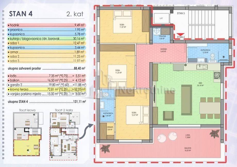 Stan u zgradi, Prodaja, Zadar, Zadar