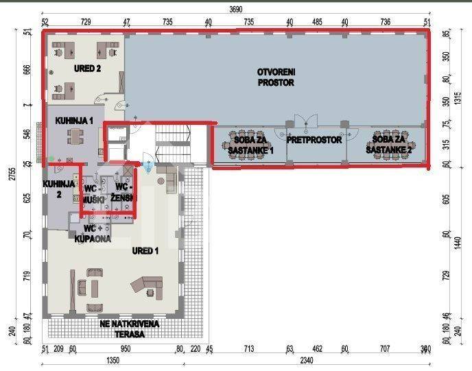 Poslovna zgrada, Zakup, Zagreb, Novi Zagreb - istok