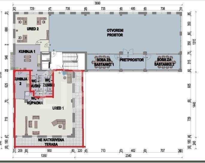 Poslovna zgrada, Zakup, Zagreb, Novi Zagreb - istok