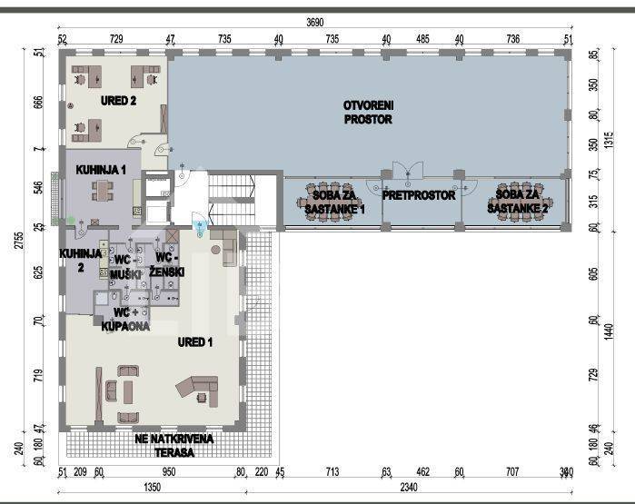 Poslovna zgrada, Zakup, Zagreb, Novi Zagreb - istok
