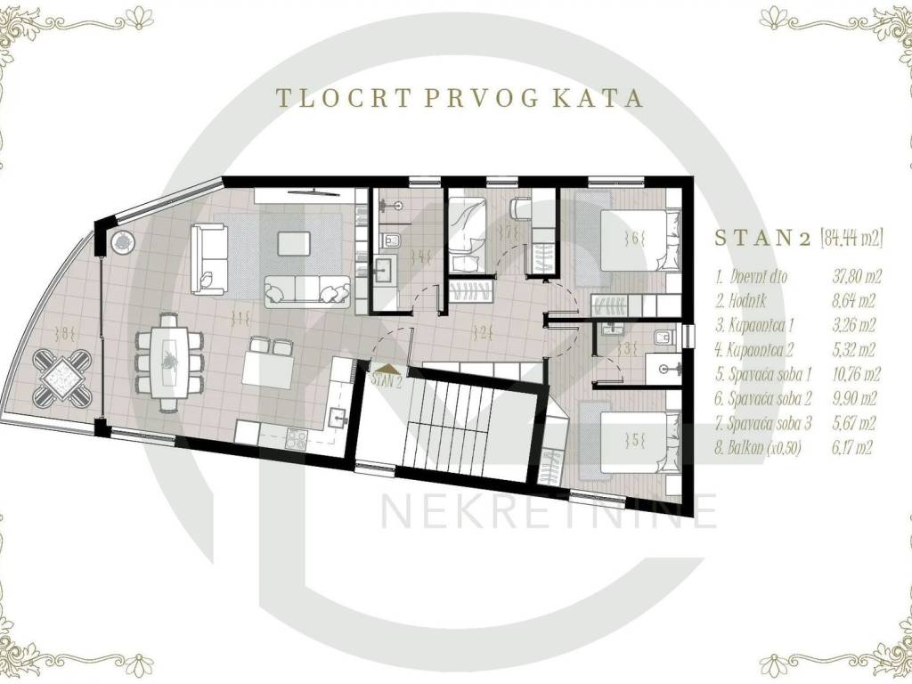 Stan u novogradnji, Prodaja, Podstrana, Podstrana