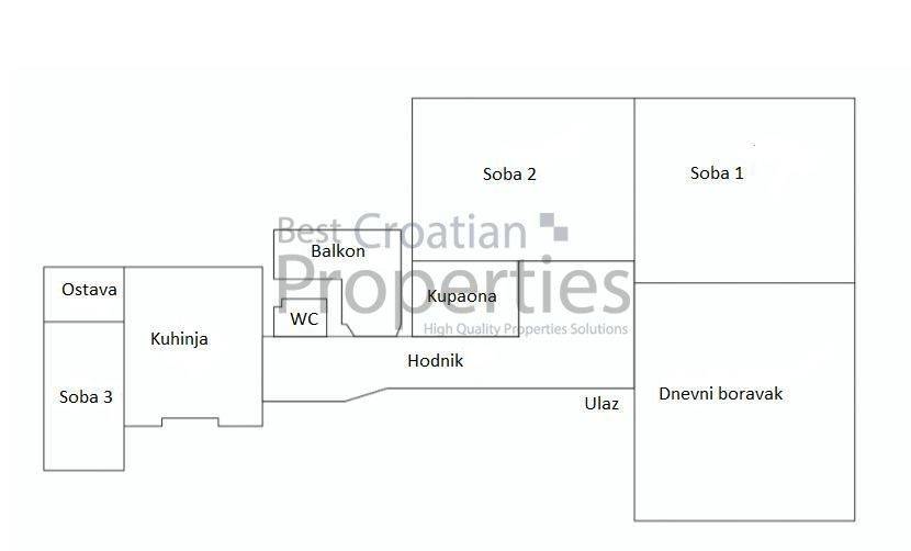 Stan u zgradi, Najam, Zagreb, Donji Grad