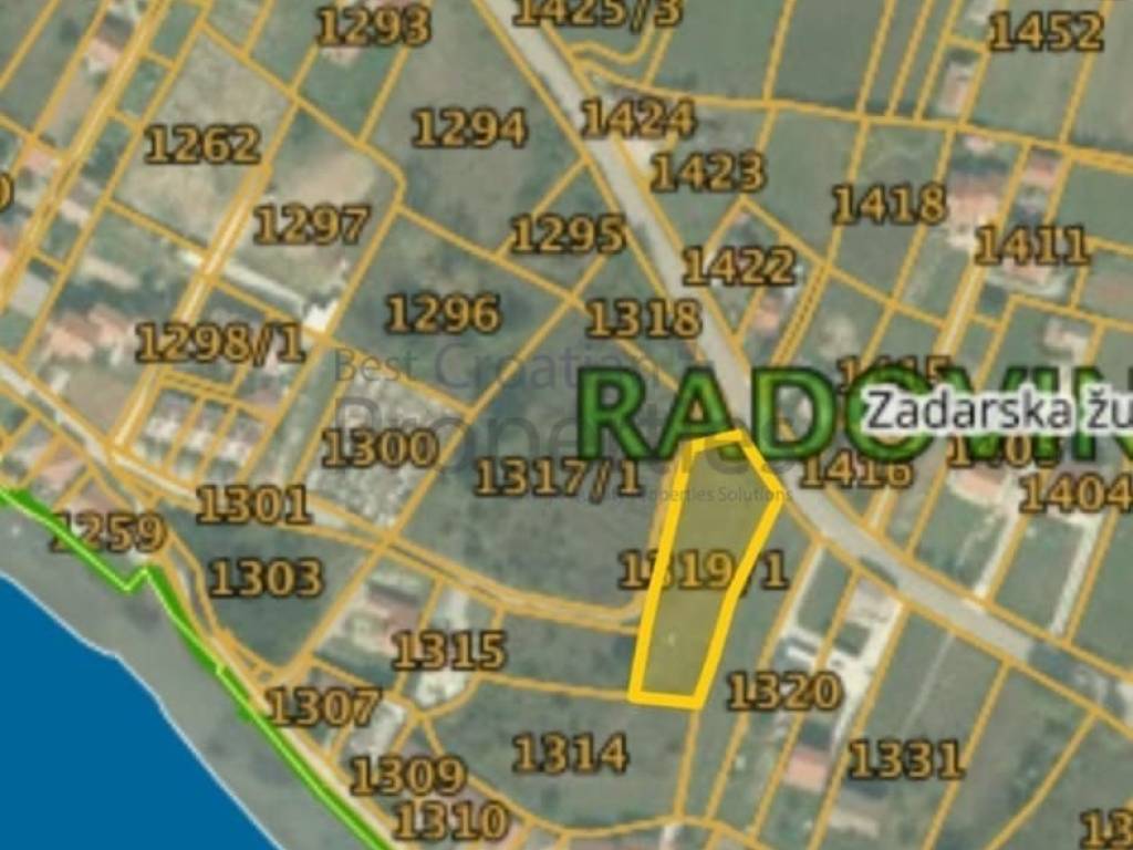 Građevinsko zemljište, Prodaja, Ražanac, Ljubač