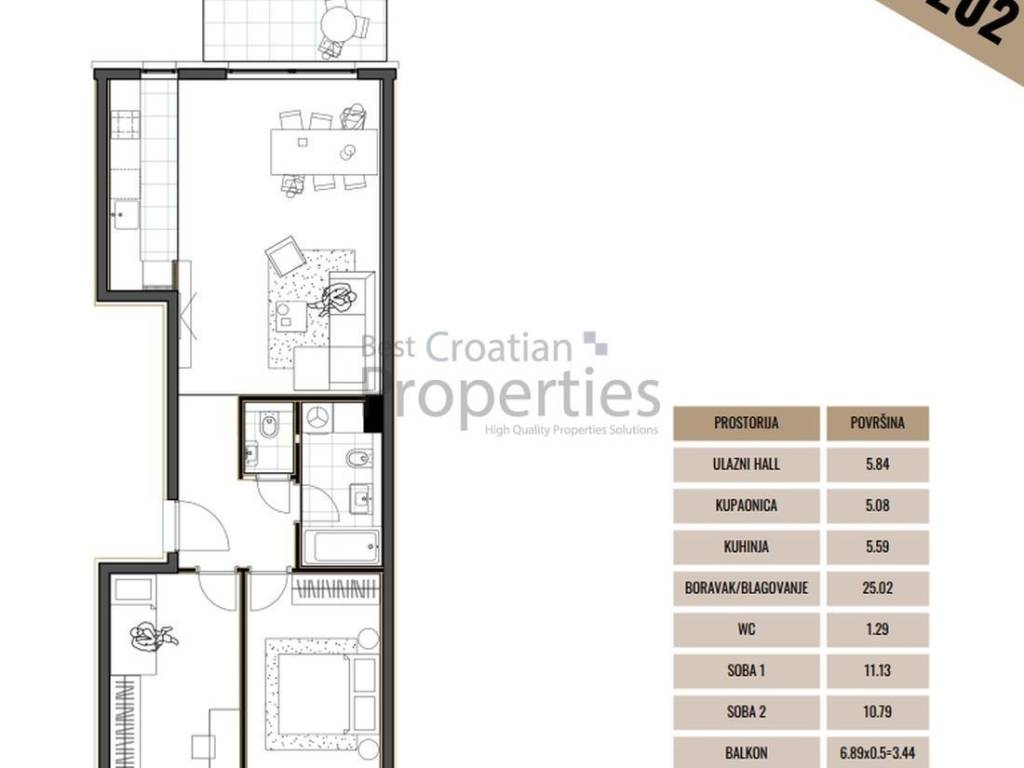 Stan u novogradnji, Prodaja, Zagreb, Novi Zagreb - zapad