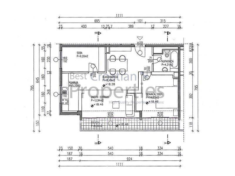 Stan u zgradi, Najam, Zagreb, Trnje