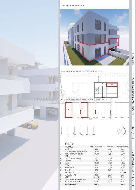Luksuzni apartman, Prodaja, Zadar - Okolica, Petrčane