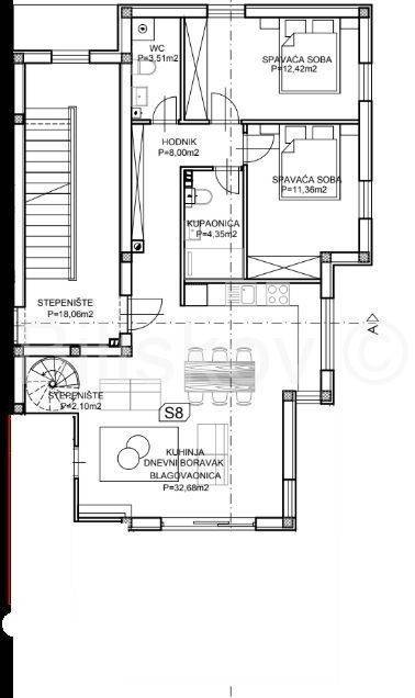 Stan u zgradi, Prodaja, Vodice, Srima