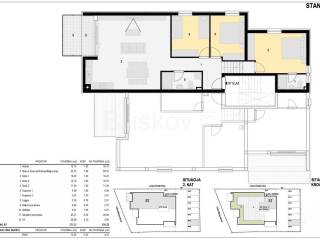 Stan u zgradi, Prodaja, Kolan, Mandre