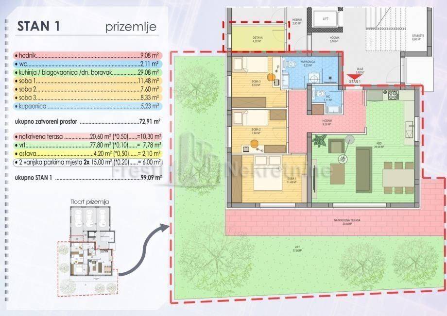 Stan u zgradi, Prodaja, Zadar, Zadar