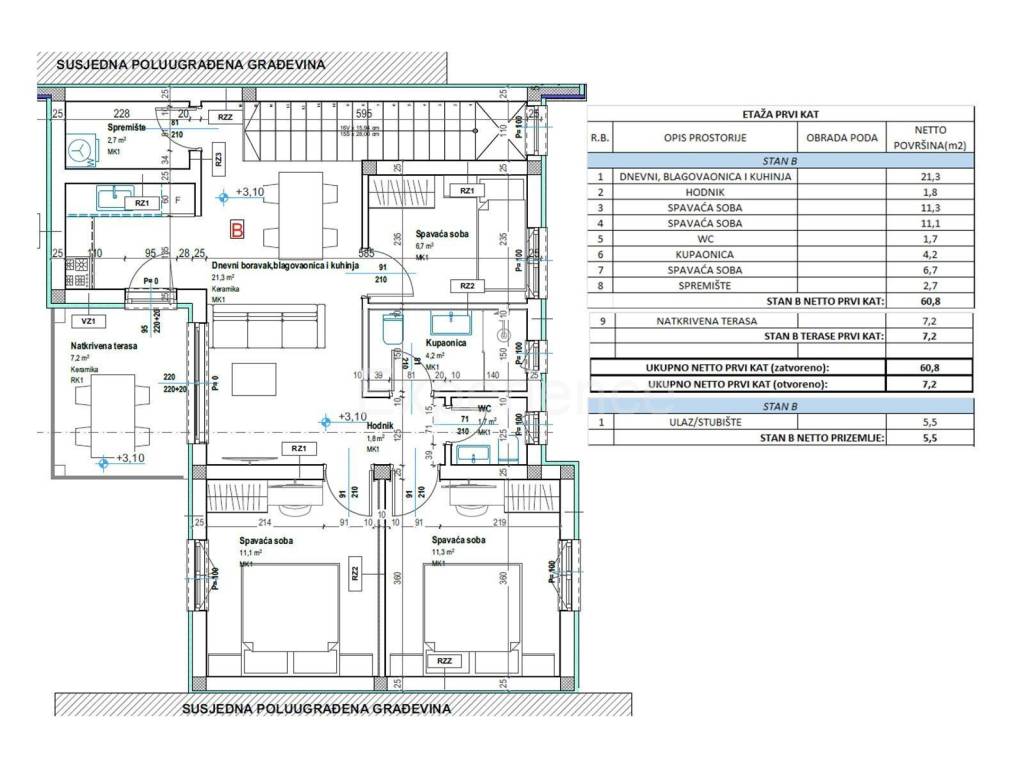 Stan u novogradnji, Prodaja, Tar-Vabriga, Tar