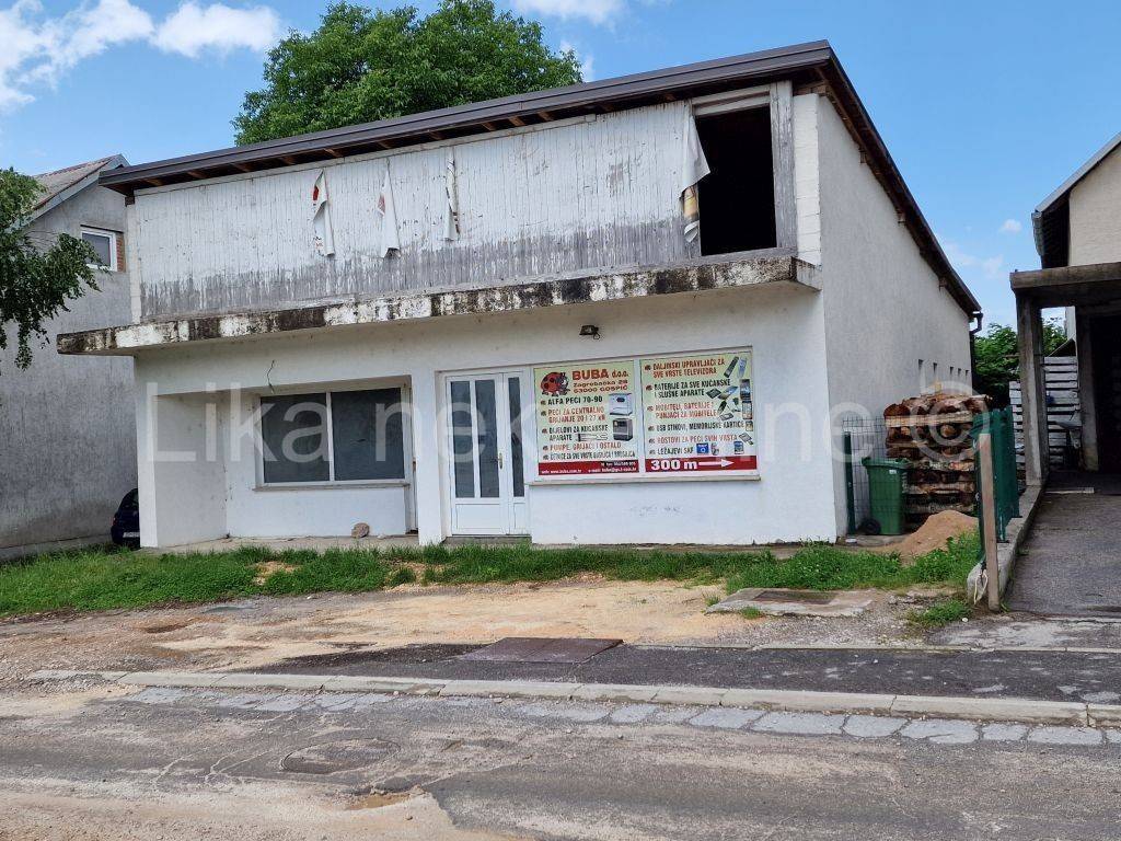 Stambeno-poslovni objekat, Prodaja, Gospić - Okolica, Kaniža Gospićka