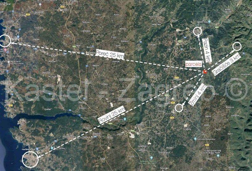 Građevinsko zemljište, Prodaja, Pazin - Okolica, Lindar