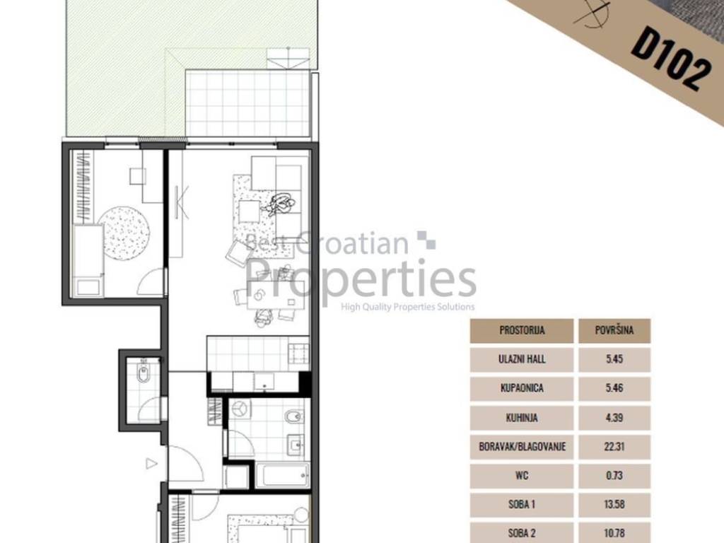Stan u novogradnji, Prodaja, Zagreb, Novi Zagreb - zapad
