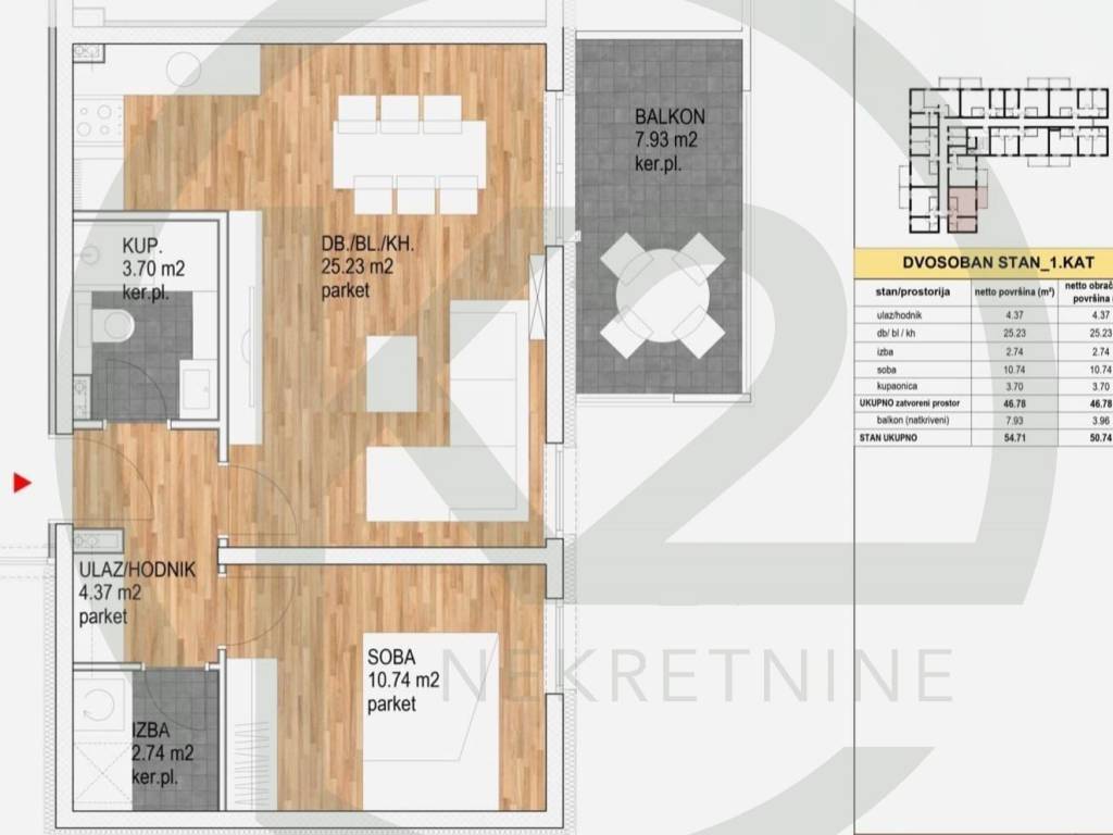 Stan u zgradi, Prodaja, Zagreb, Novi Zagreb - zapad