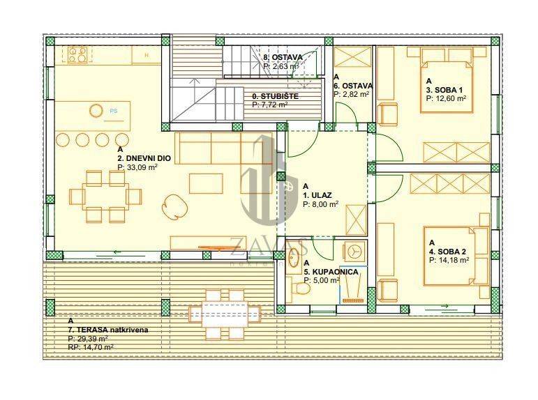 Stan u novogradnji, Prodaja, Jasenice, Maslenica