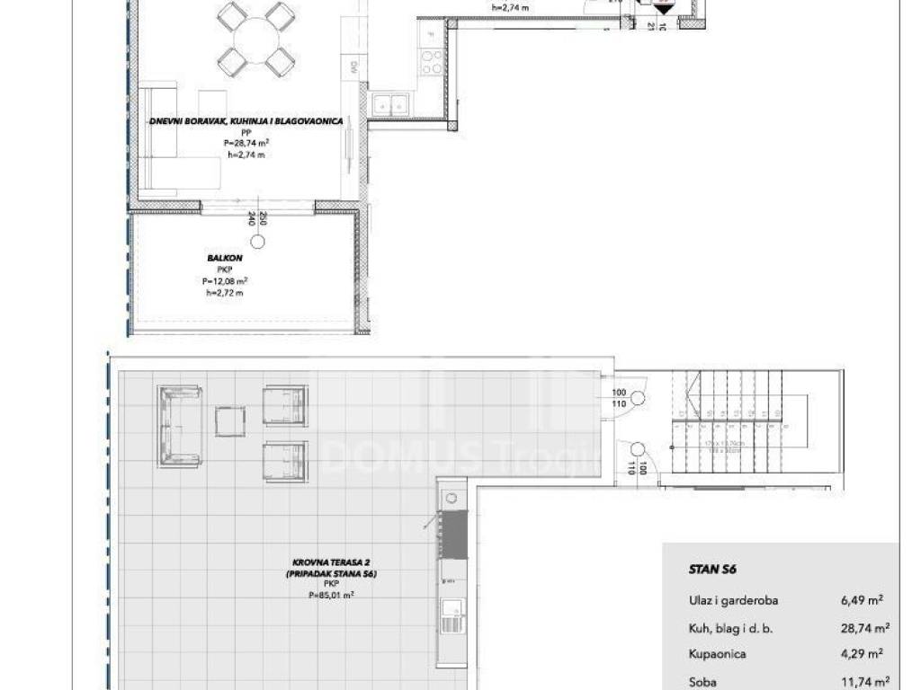 Stan u novogradnji, Prodaja, Trogir, Saldun