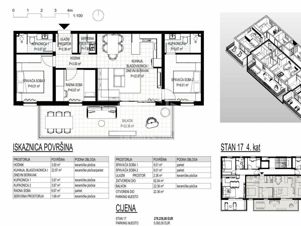 Stan u novogradnji, Prodaja, Seget, Seget Donji