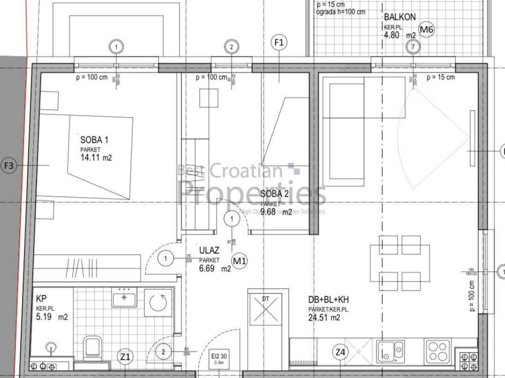 Stan u novogradnji, Prodaja, Zagreb, Trešnjevka - sjever