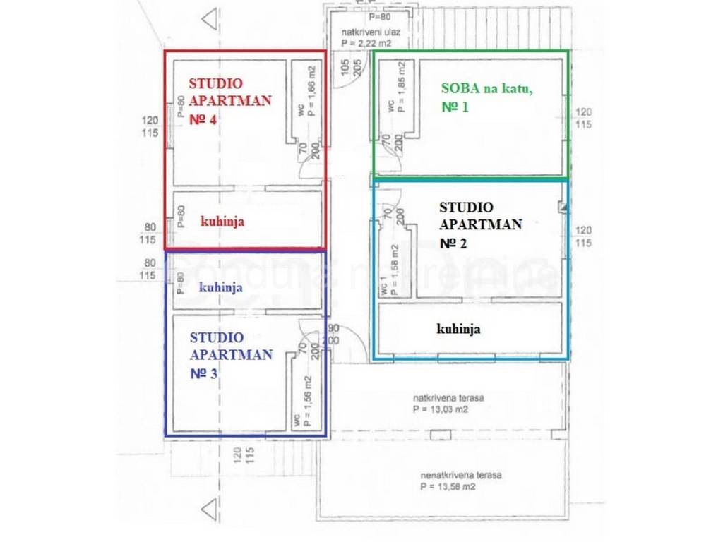 Apartmanska kuća, Prodaja, Jasenice, Maslenica